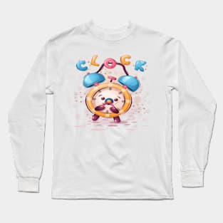 clock cartoon Long Sleeve T-Shirt